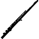 Vector image of flute