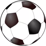 בתמונה וקטורית הכדור כדורגל