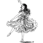 Kız dansçı görüntü