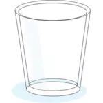 Gambar vektor minum kaca