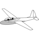 Segelflugzeug-Skizze