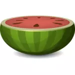 Melon d’eau moitié