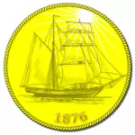 Goldene Münze