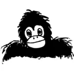 Gorilla illustrasjon