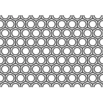 Grafisk mønster i svart-hvitt