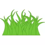 Vektorgrafik med multicolor gräs