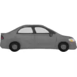 Серый автомобильных векторное изображение