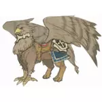 Griffin vector drawing
