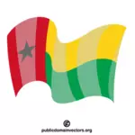 Bandiera dello stato della Guinea-Bissau