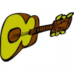 Gráficos de desenho animado de guitarra
