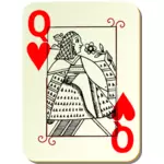 Królowa serc karty