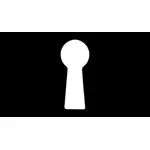 Schlüsselloch-silhouette