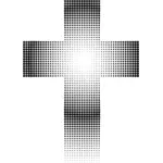 Cross with dots