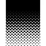 Vector bildet av pixel halvtone
