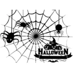 Halloween spinnenweb
