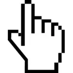 Finger as mouse pointer