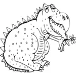 幸せな恐竜のイメージ