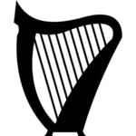 Harpe silhuett