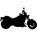 Zware motorfiets silhouet