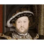 King Henry VIII vector illustration