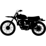 Sylwetka szczegółowe motocykl