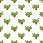 Mistletoe seamless pattern