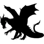 Dragon Monster silhuett