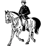 Ozdobný jezdec a kůň