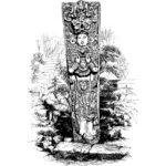 Idol eller gudom monument