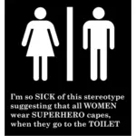 Simboli di toilette