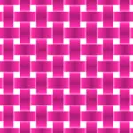 Pletený růžový vzor