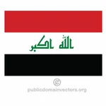 Irakische Vektor-flag