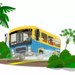 Autobus scolaire de l’île