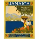 Jamaicanske turist plakat