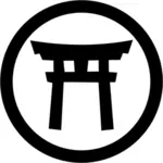 Japanische Tor Symbol