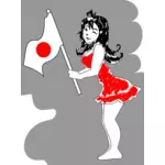 Japanse cheerleader afbeelding