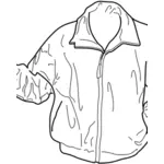 Desenho vetorial de jaqueta
