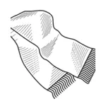 Vectorafbeeldingen van een sjaal