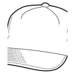 Baseball cap vector miniaturi