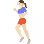 Jogging woman