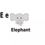 E wie Elefant