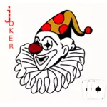 Joker game kartu vektor gambar