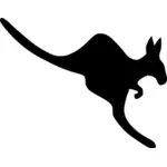 Kangoeroe springen
