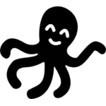 Octopus silhouet
