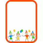 Kid's party frame