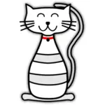Cartoon kitten image