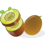 Frutta di kiwi