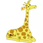 Giraffa di seduta