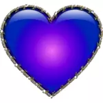 Изображение сердца синего
