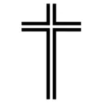 Krzyż grafiki wektorowej